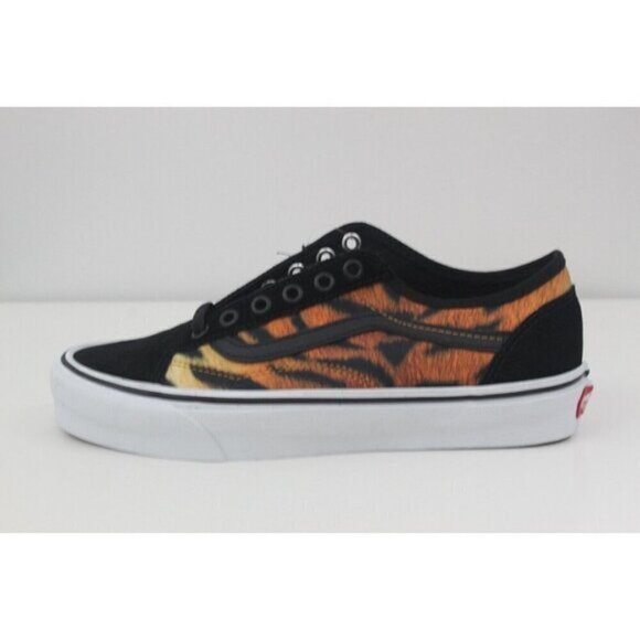 Vans Women Shoes Eco Theory Old Skool Tapered Skate Canvas Suede Black Sz 7.5 - Picture 7 of 15